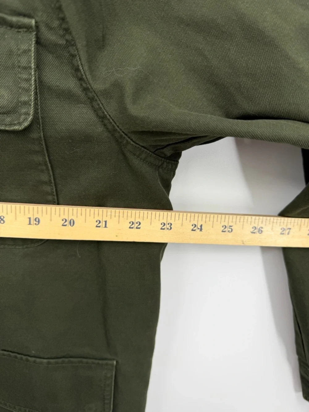 J. Crew Men's Size L‎ Army Green Flannel Lined Barn Jacket G7024